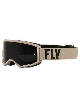 ANTIPARRAS FLY RACING FOCUS KHAKI/ BROWN - DARK SMOKE LENS