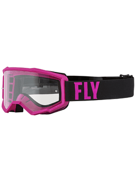 ANTIPARRAS FLY RACING FOCUS PINK - CLEAR LENS