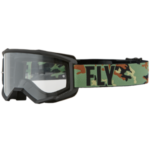 ANTIPARRAS FLY RACING FOCUS CAMO - CLEAR LENS