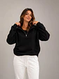 Polerón Basic liso tono black - Miniatura 1