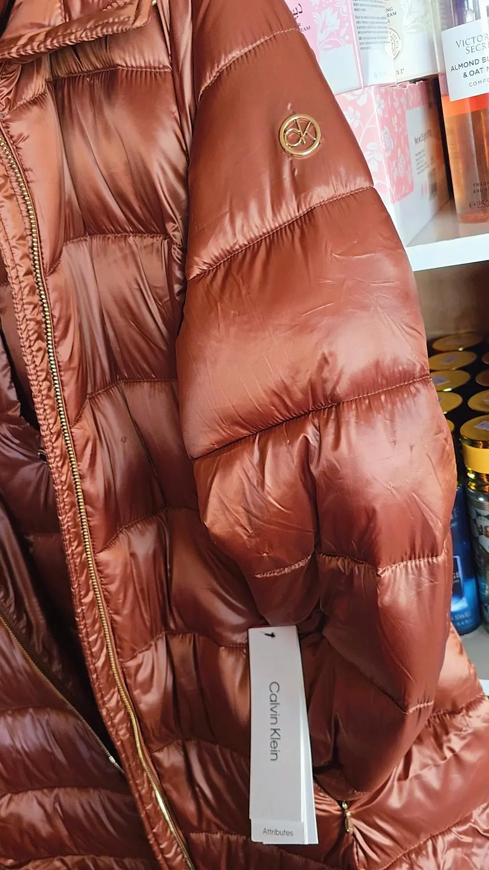 Parka doble Calvin Klein Coffee L 3