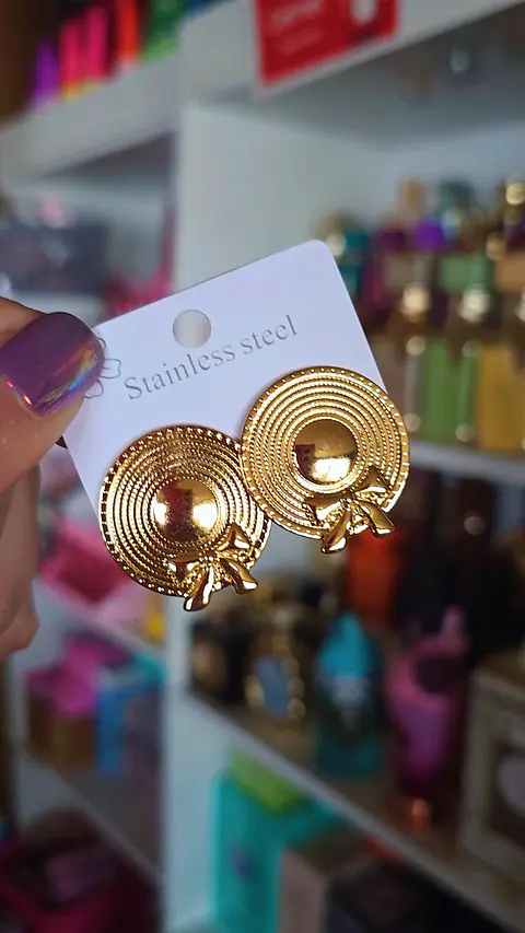 Aros Platón Coquette Dorado