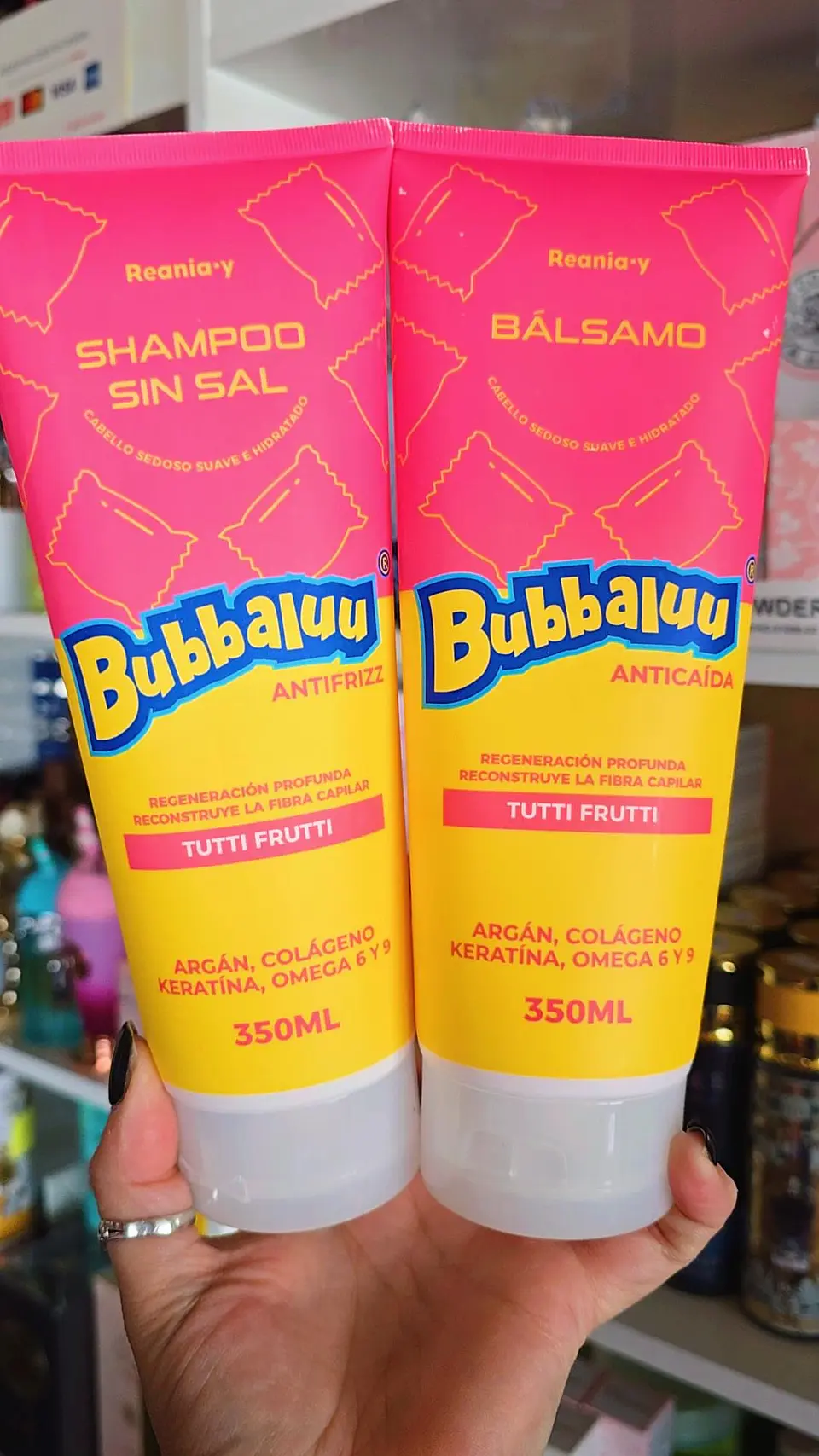 Pack Shampoo Bálsamo Bubbaluu Tutti Frutti 1