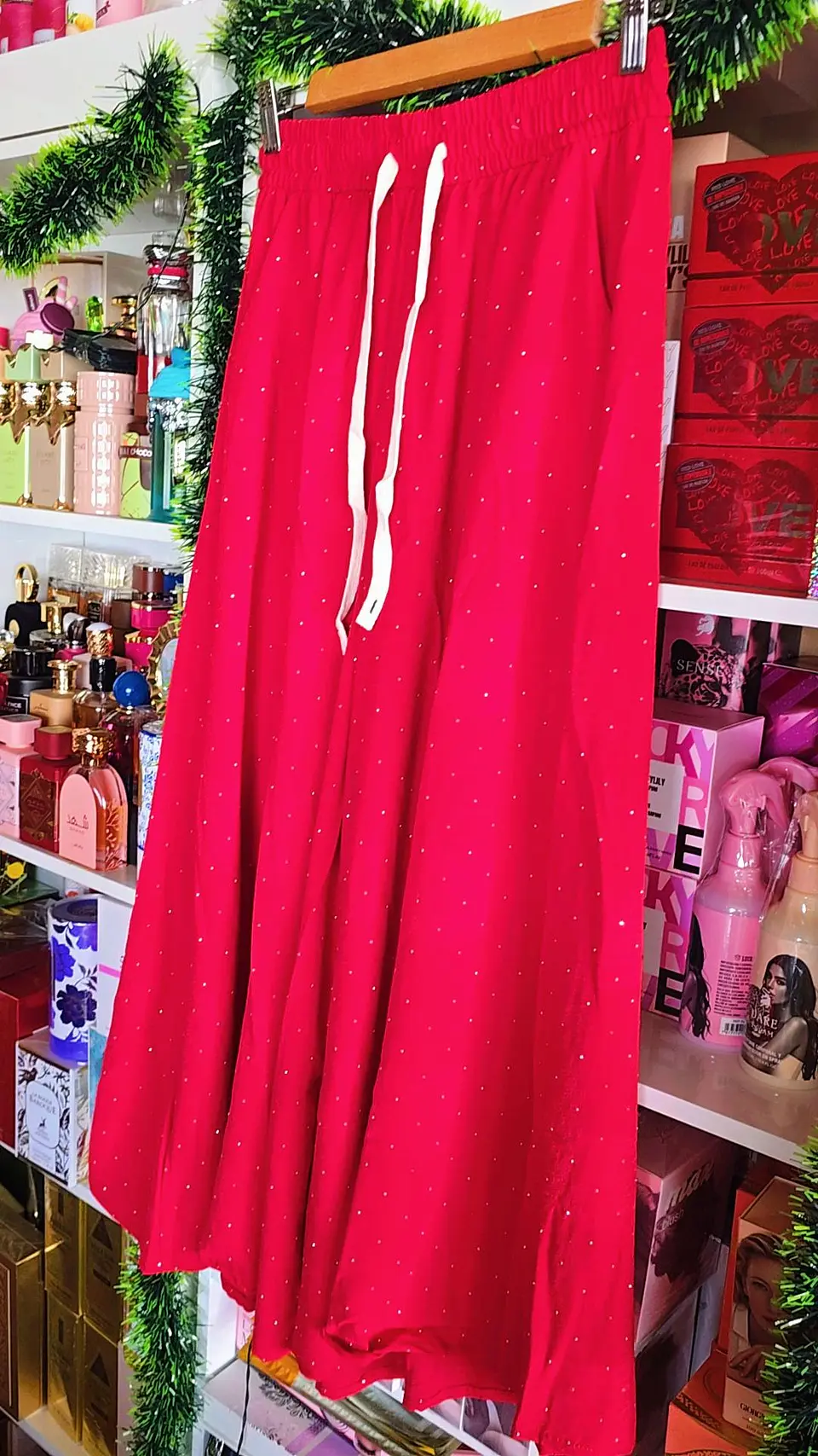 Maxi Palazzo Strass Rojo  1
