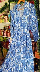 Maxivestido Grecia Azulino LXL - Miniatura 1