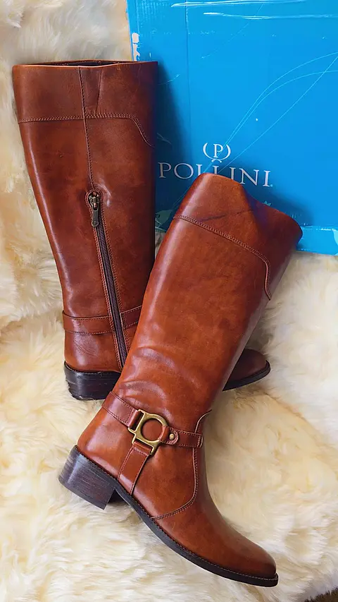 Botas Pollini 37 Café 