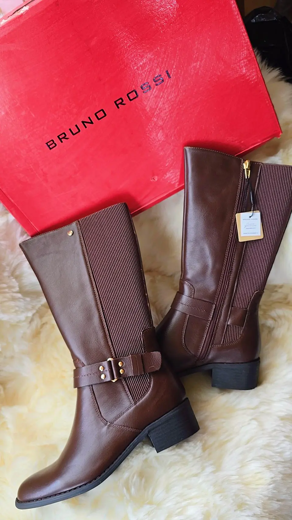 Botas Bruno Rossi Corrugado Café 37 1