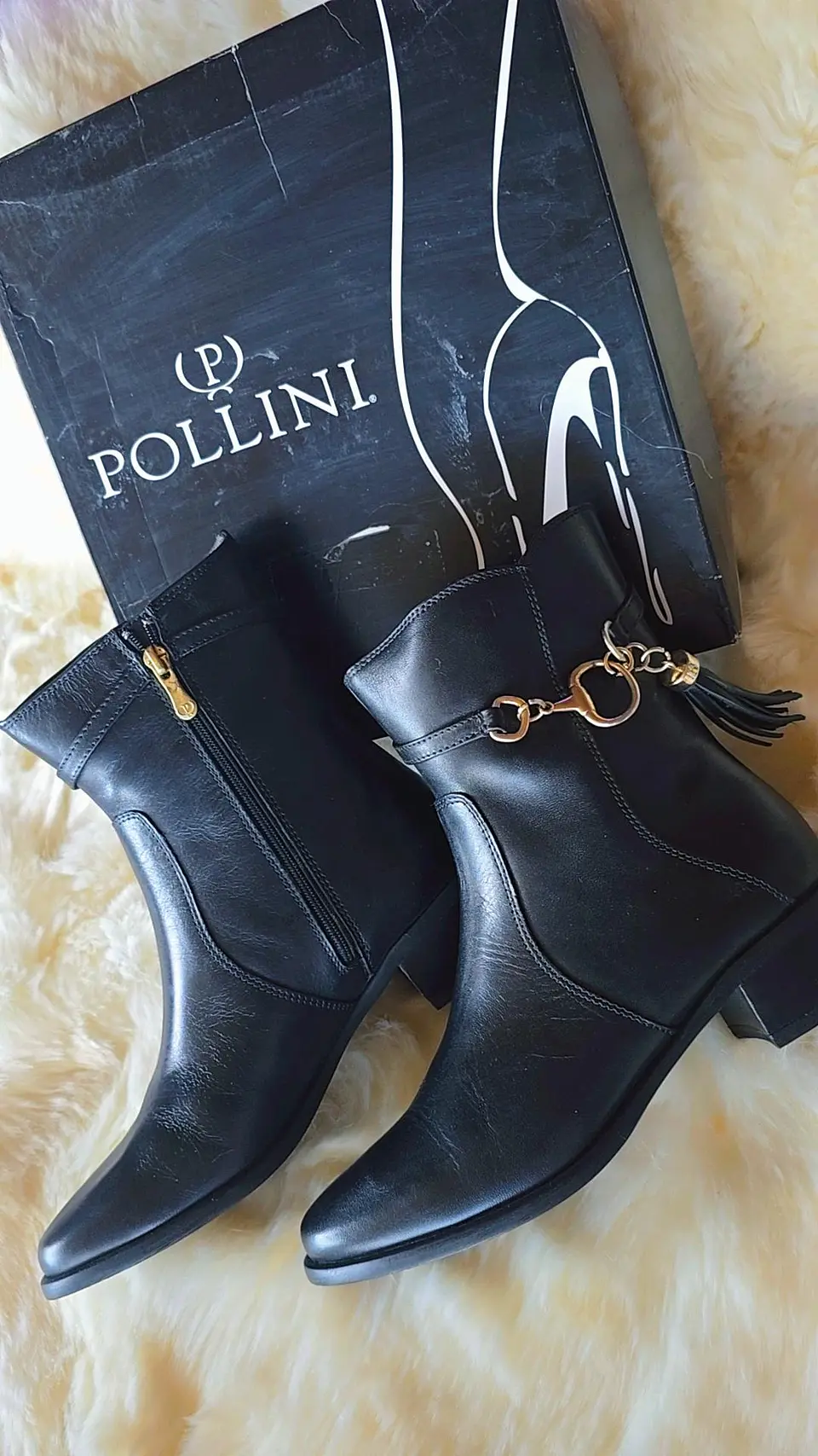 Botines Pollini Charm Negro 37 1