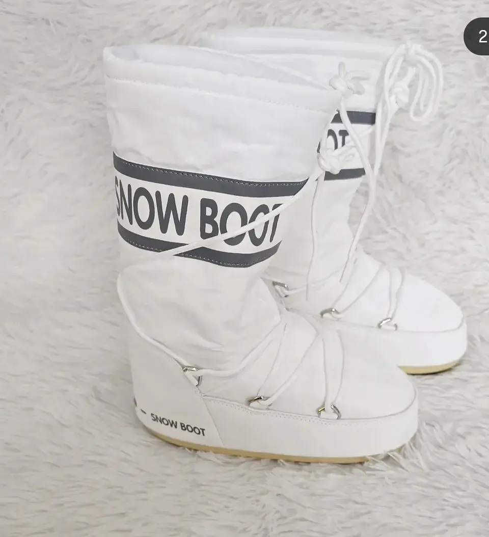 Botas Snow Boots White SOLO 40 3