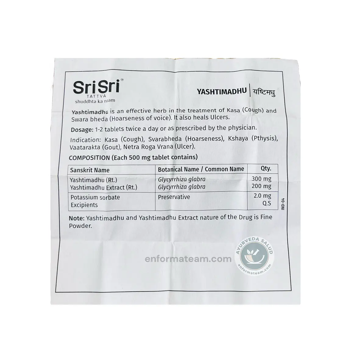Yashtimadhu 500mg 3