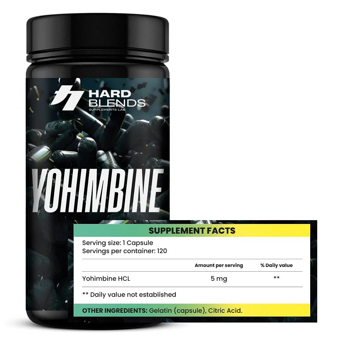 Yohimbine 5mg | 120caps 2