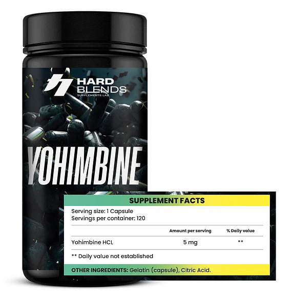Yohimbine 5mg | 120caps 2