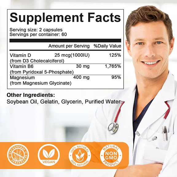 Magnesio glicinato | 120 softgels 3