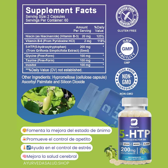  5 HTP Precursor Serotonina 2