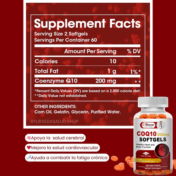 Coenzima Q10 | 120 softgels 2
