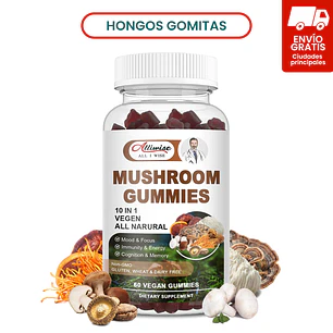 Hongos Adaptógenos | 60gomitas