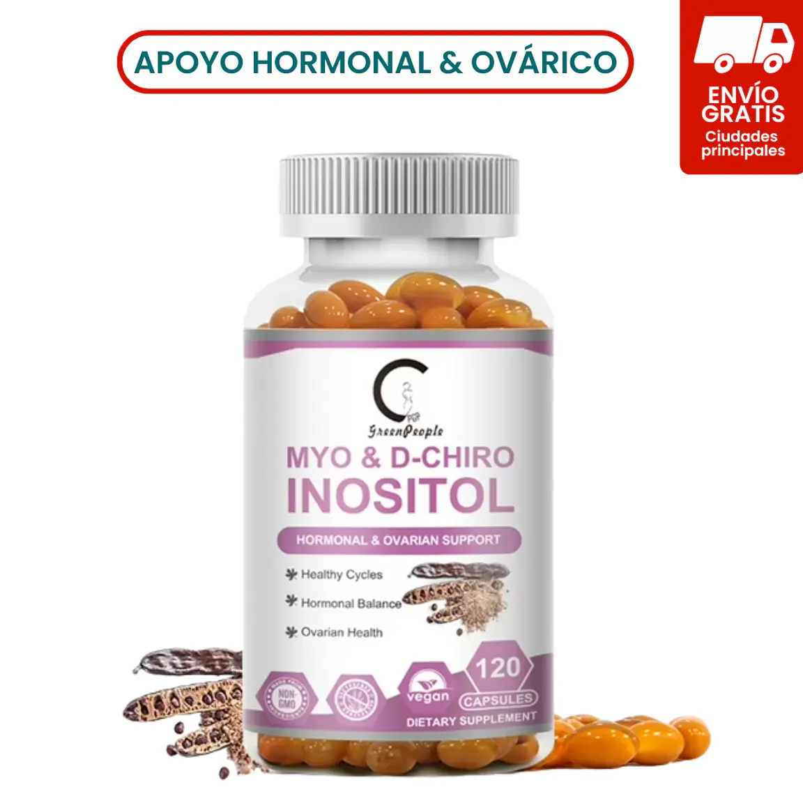 Myo & D-Chiro Inositol | 120 softgels 1
