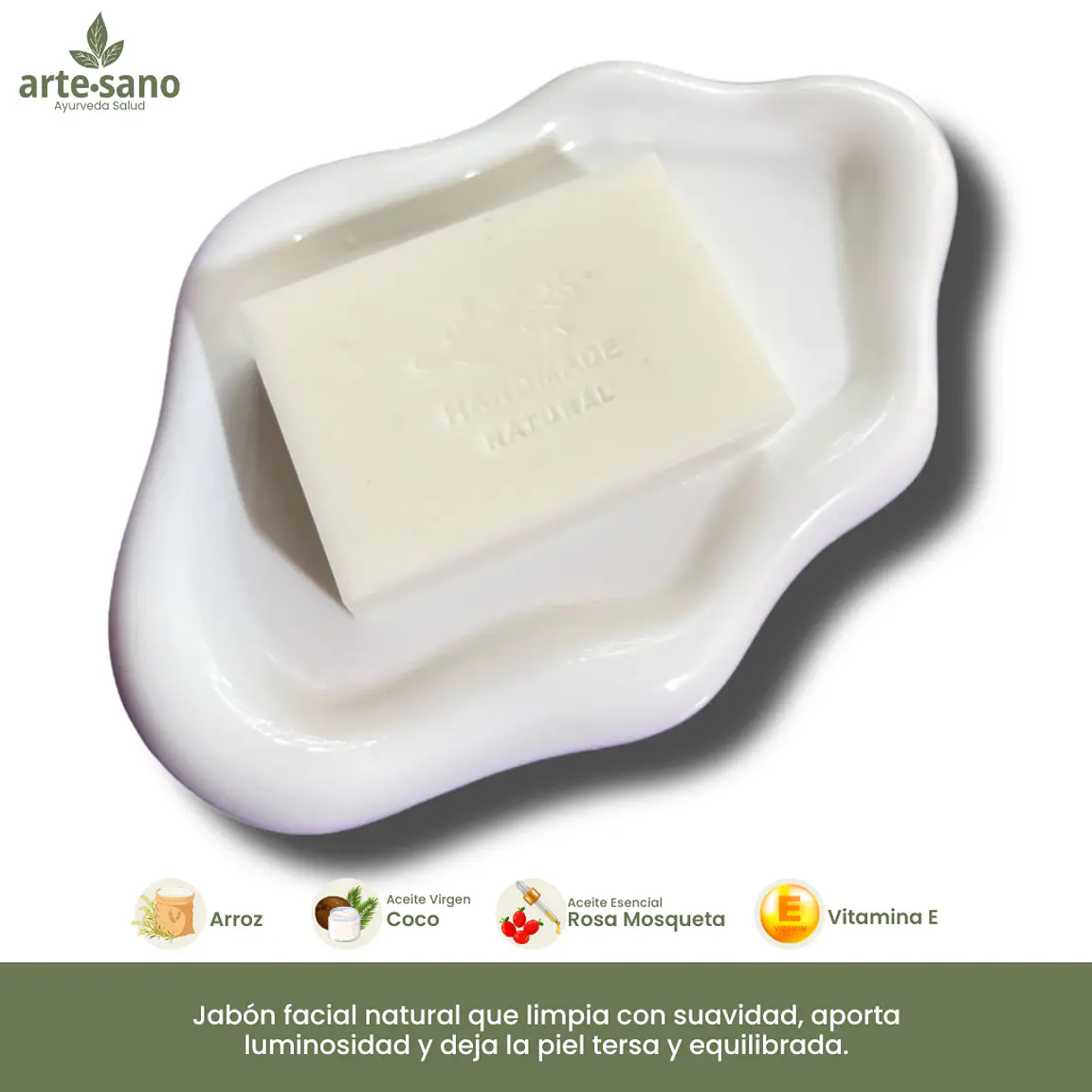 Jabón Hidratante Suavizante | 100gr 1