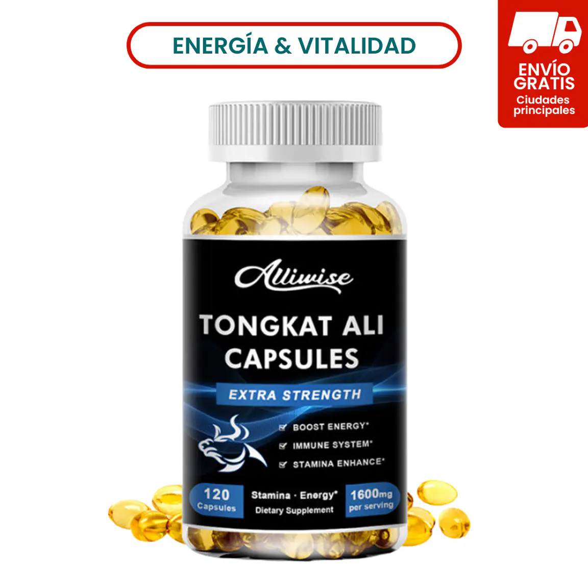Tonkgat Ali | 120 softgels 1