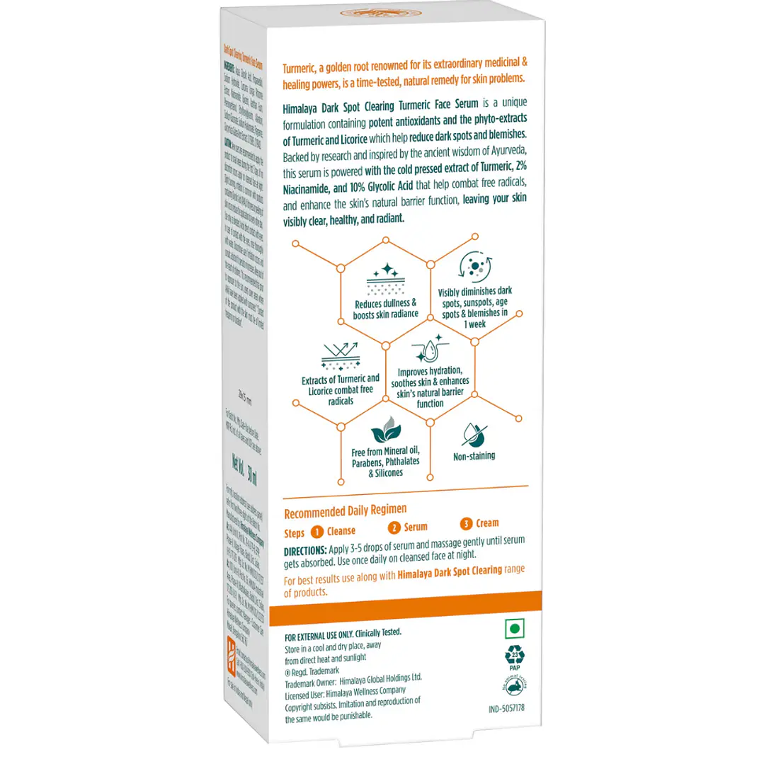 Serum facial de cúrcuma | 30ml 2