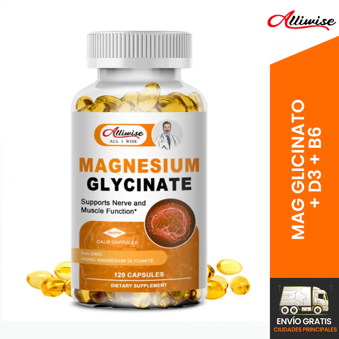 Magnesio glicinato | 120 softgels 1