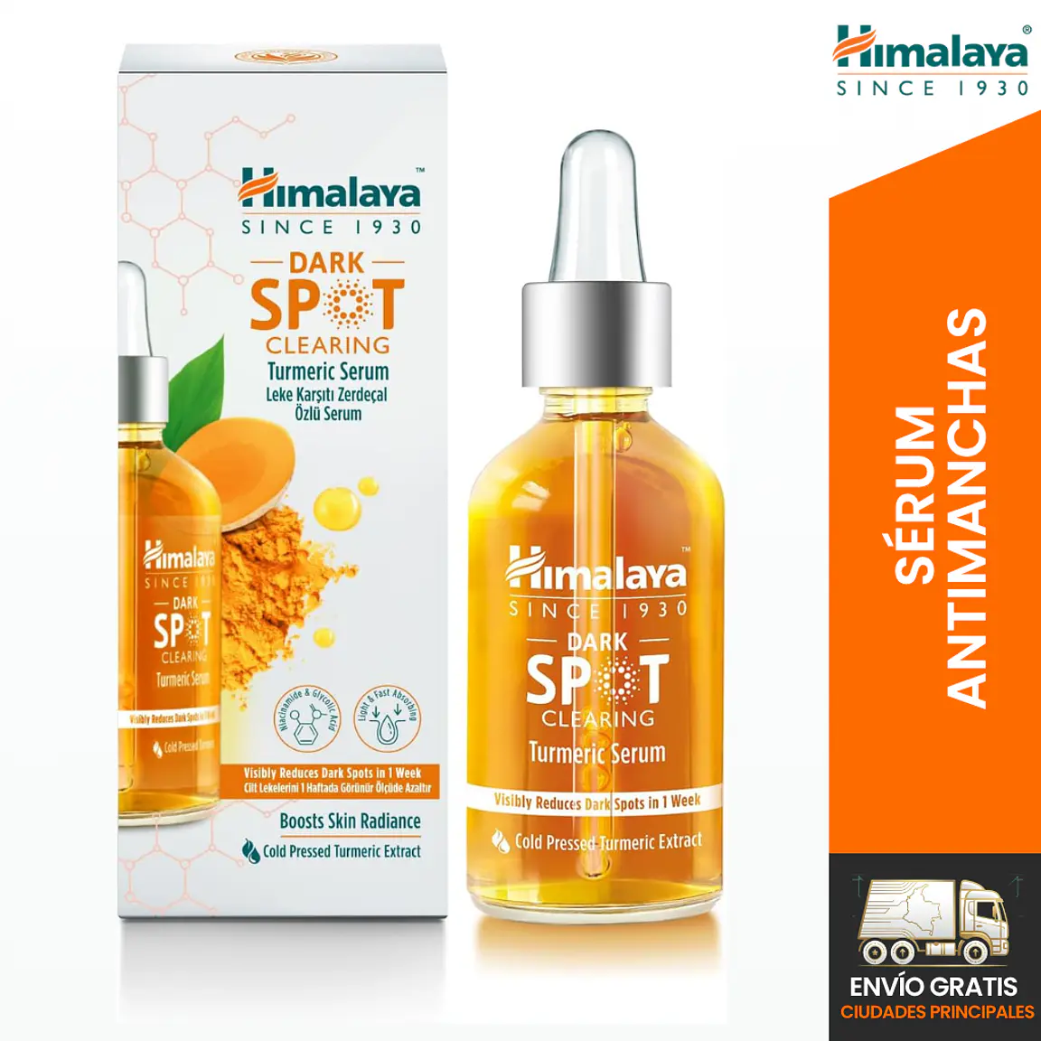 Serum facial de cúrcuma | 30ml 1