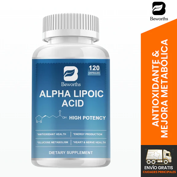 Ácido Alfa Lipoico (ALA) | 120 caps 1