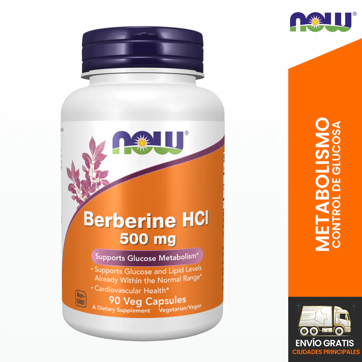Berberine HCI 500mg | 90 caps 1