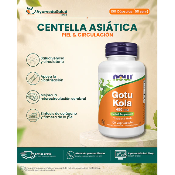 Gotu Kola 450mg | 100 caps 3