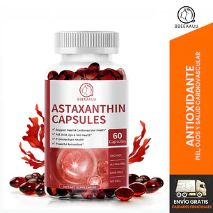 Astaxantina + Aceite de Krill + Omega 3