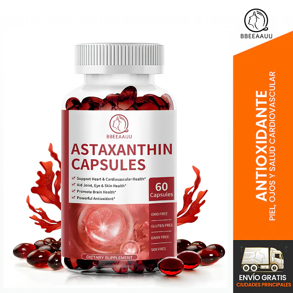 Astaxantina + Aceite de Krill + Omega 3 1