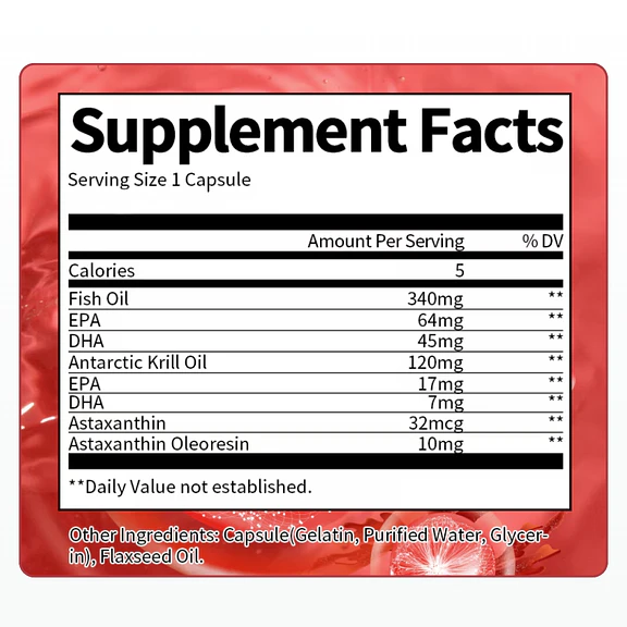 Astaxantina + Aceite de Krill + Omega 3 2