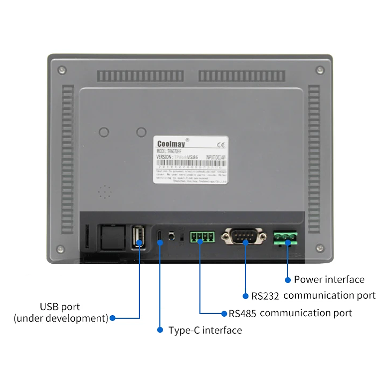 Pantalla Hmi Coolmay TK6070HD 7 Pulgadas 3