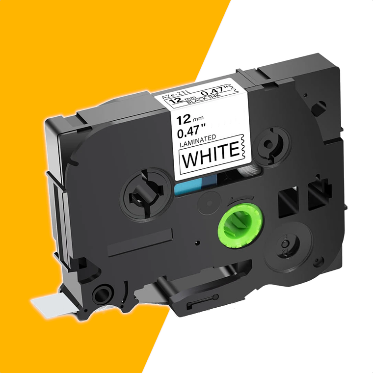 Cinta Brother Tze-231 Alternativa para Rotuladora 12mm x 8m 1