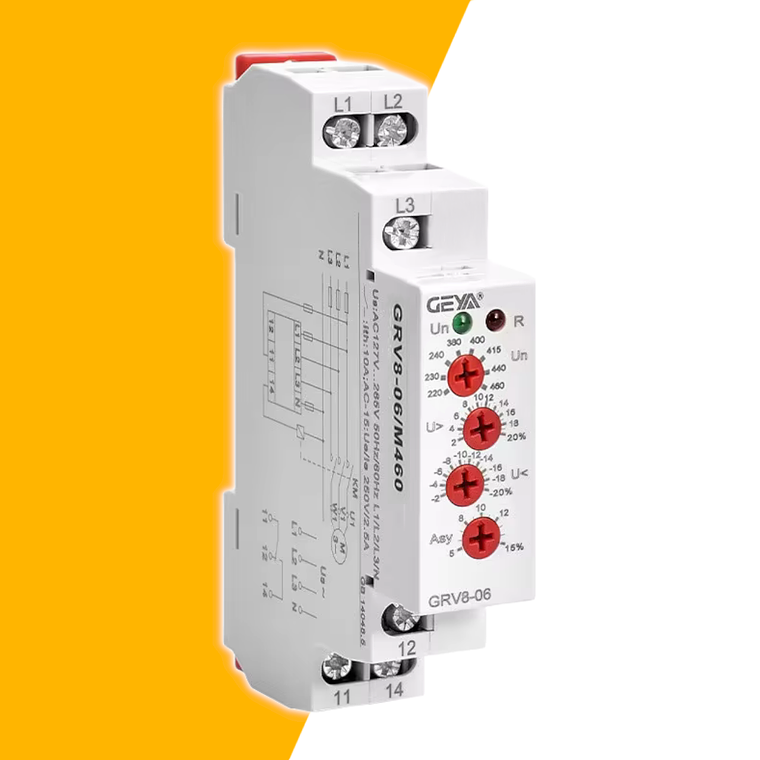 Relé de Asimetría 380vac Grv8-06 M460 1