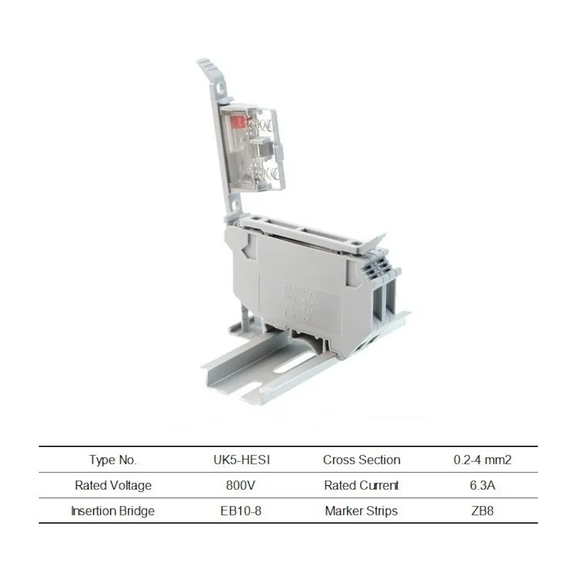 Portafusible con Indicador Piloto de Falla Led 220v 3