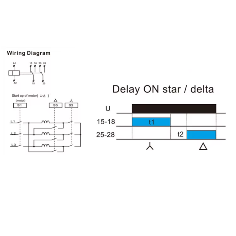 Temporizador Estrella-Triángulo GRT8-ST 6