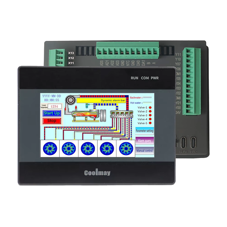 Plc / HMI All in One MX3G-43C-22MRT Coolmay  2