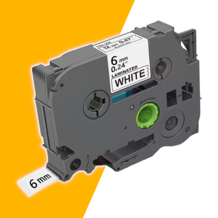 Cinta Brother Tze-211 Alternativa para Rotuladora 6mm x 8m 1