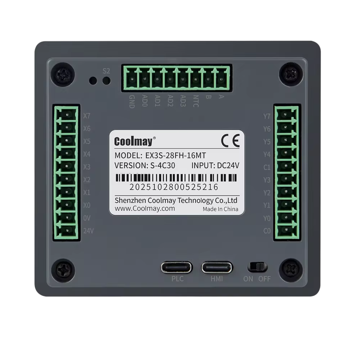 Plc / Hmi All in One EX3S-28FH-16MT Coolmay 4