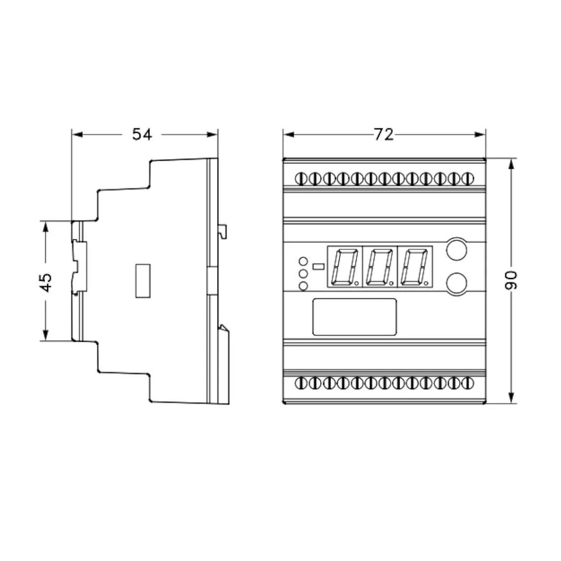 Controlador de Temperatura Danfoss EKC 361 3