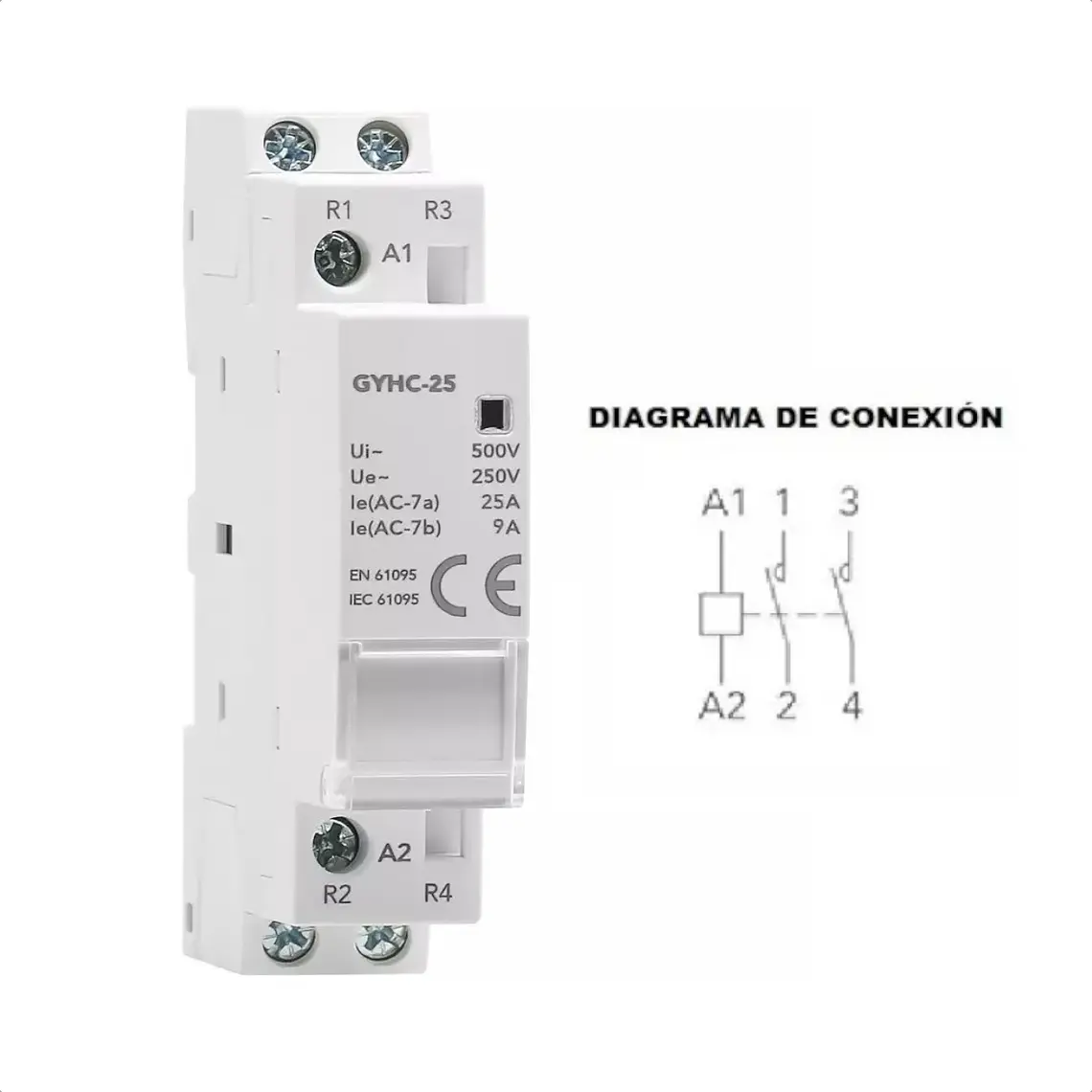 Contactor Modular 220V 25A 2NO 3
