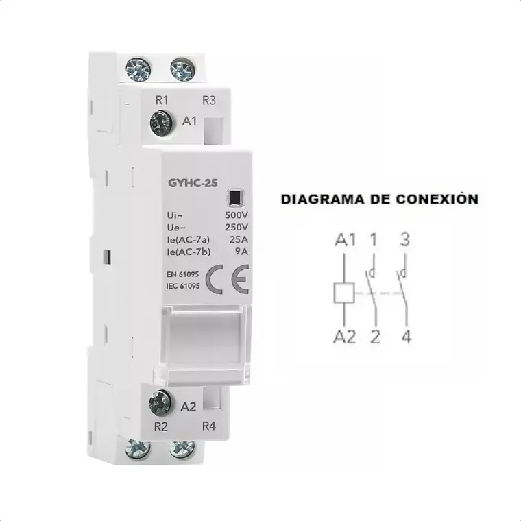 Contactor Modular 220V 25A 2NO 3