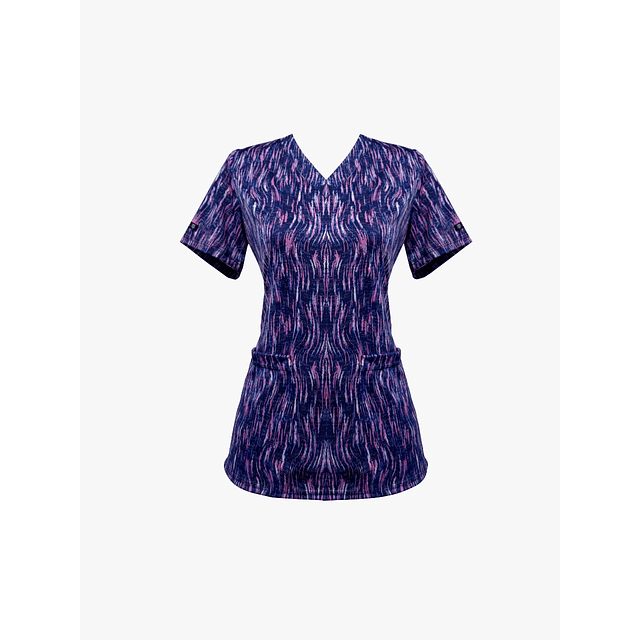 Blusa Estampada Diseño Aurora Fuscia