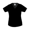 Blusa Modelo Cargo Elasticado Antifluido Negro