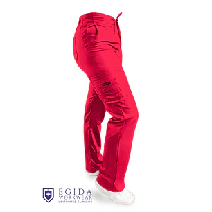 Pantalon Cargo Flex Rojo