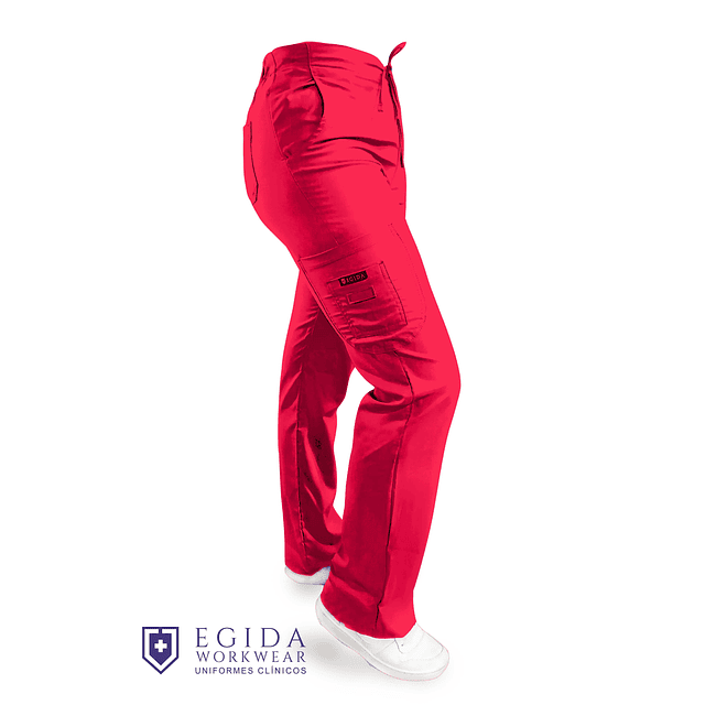 Pantalon Cargo Flex Rojo