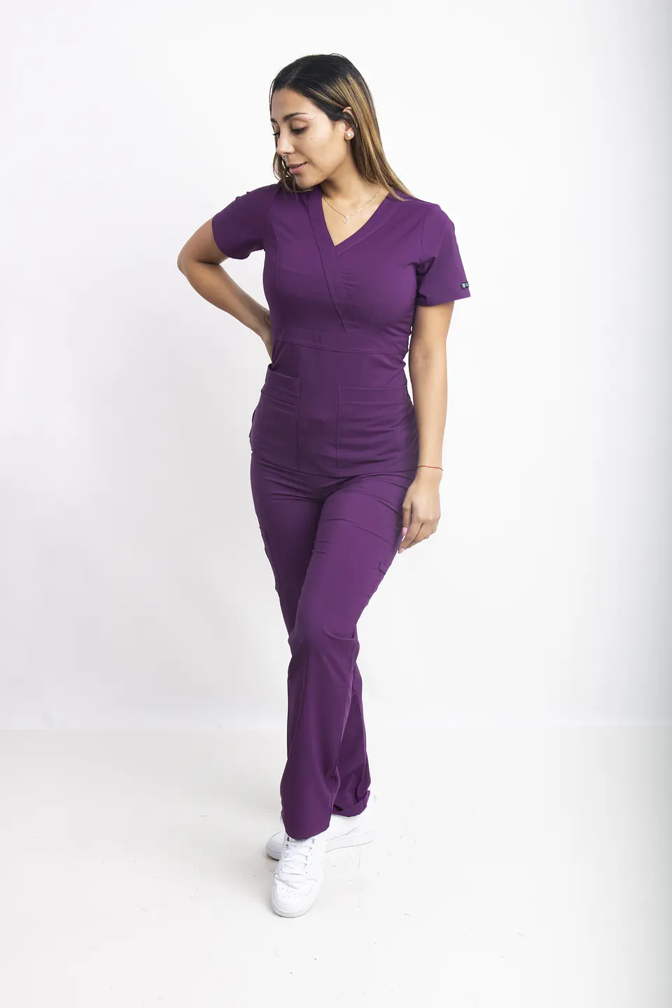 Conjunto Venus Antifluido Elasticado Morado 2