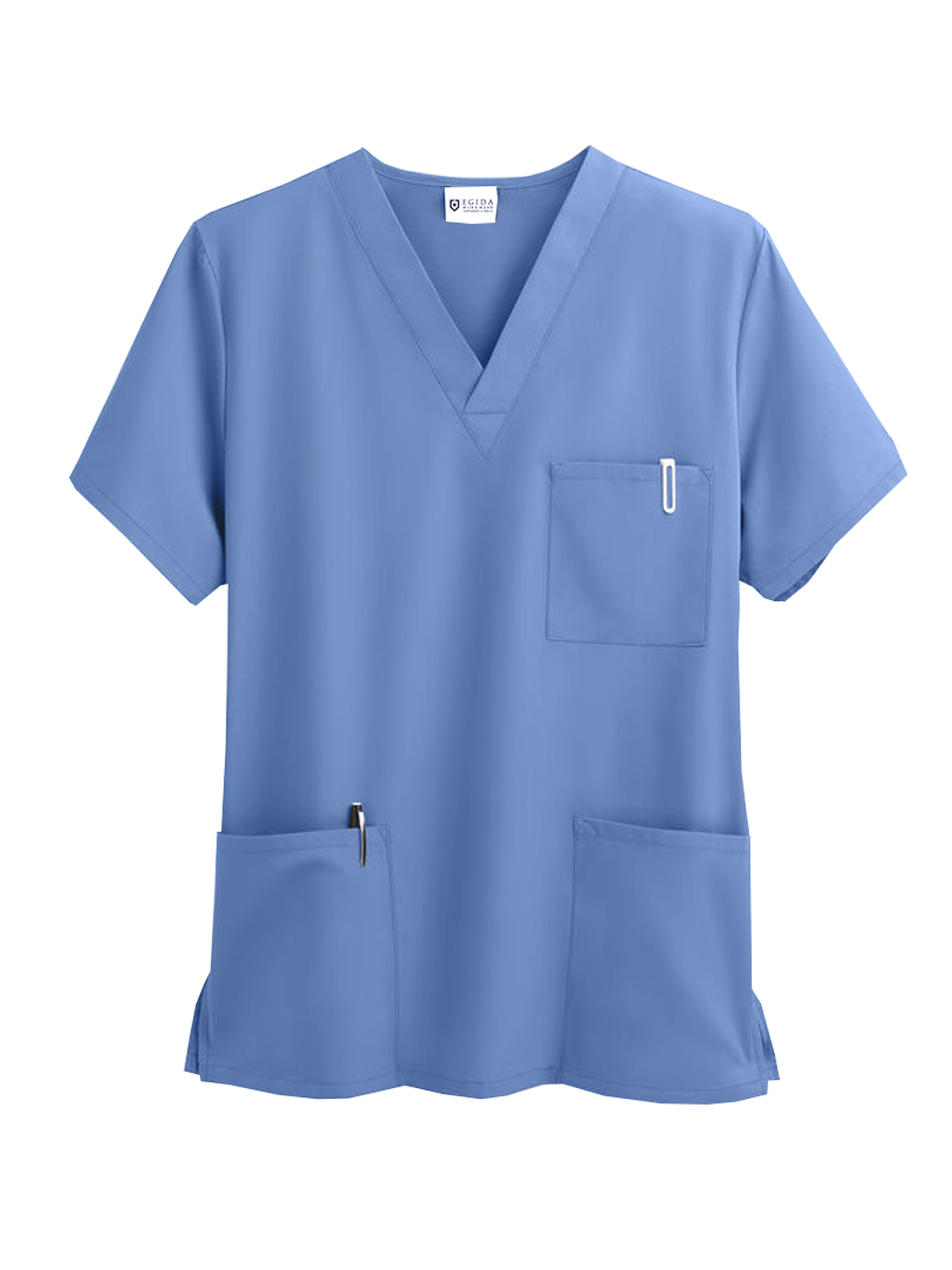 Polera De Hombre Modelo Cargo Celeste 2