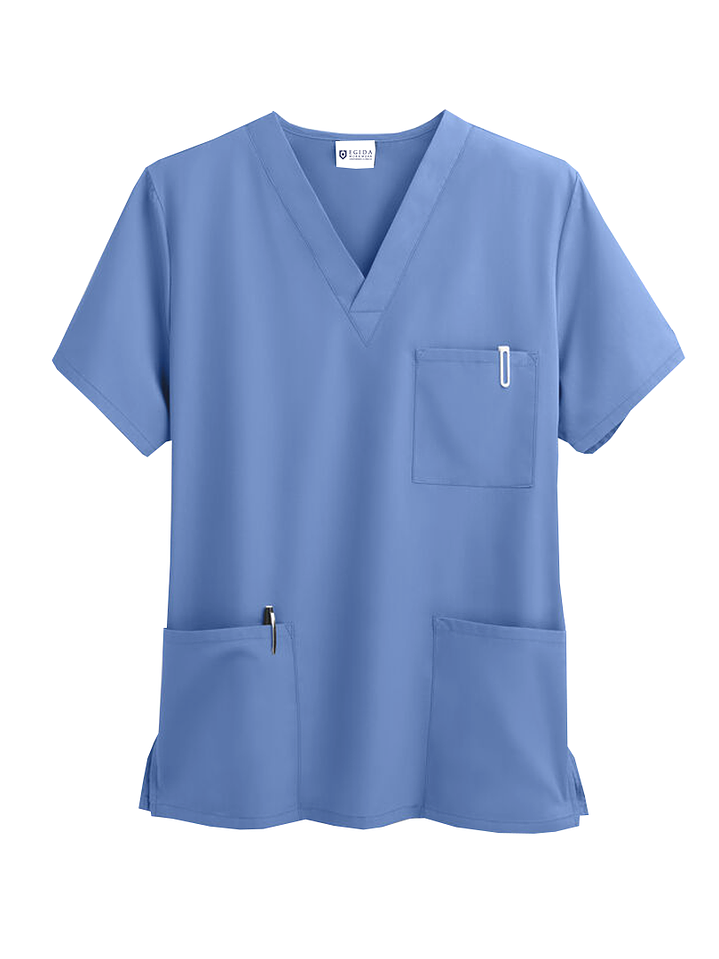 Polera De Hombre Modelo Cargo Celeste 2